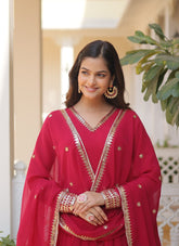 Magnificent Looking Gown in Pink Colour